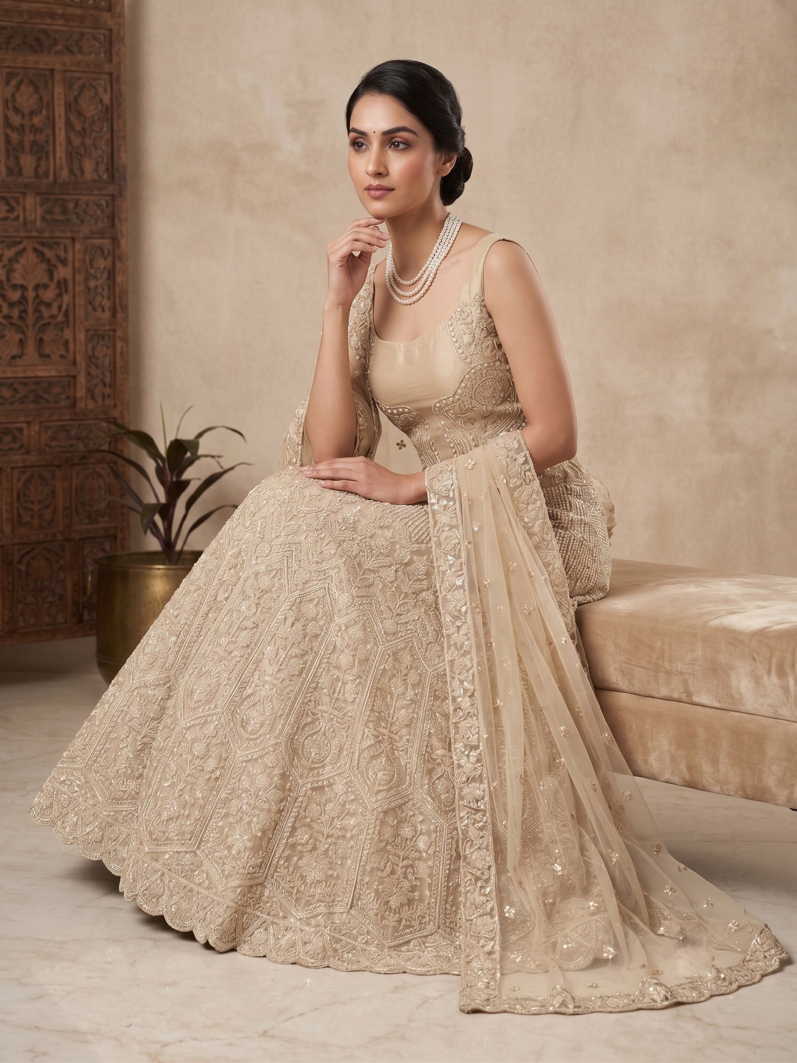 The Ivory Bridal Lehenga: A Timeless Masterpiece for the Modern Bride