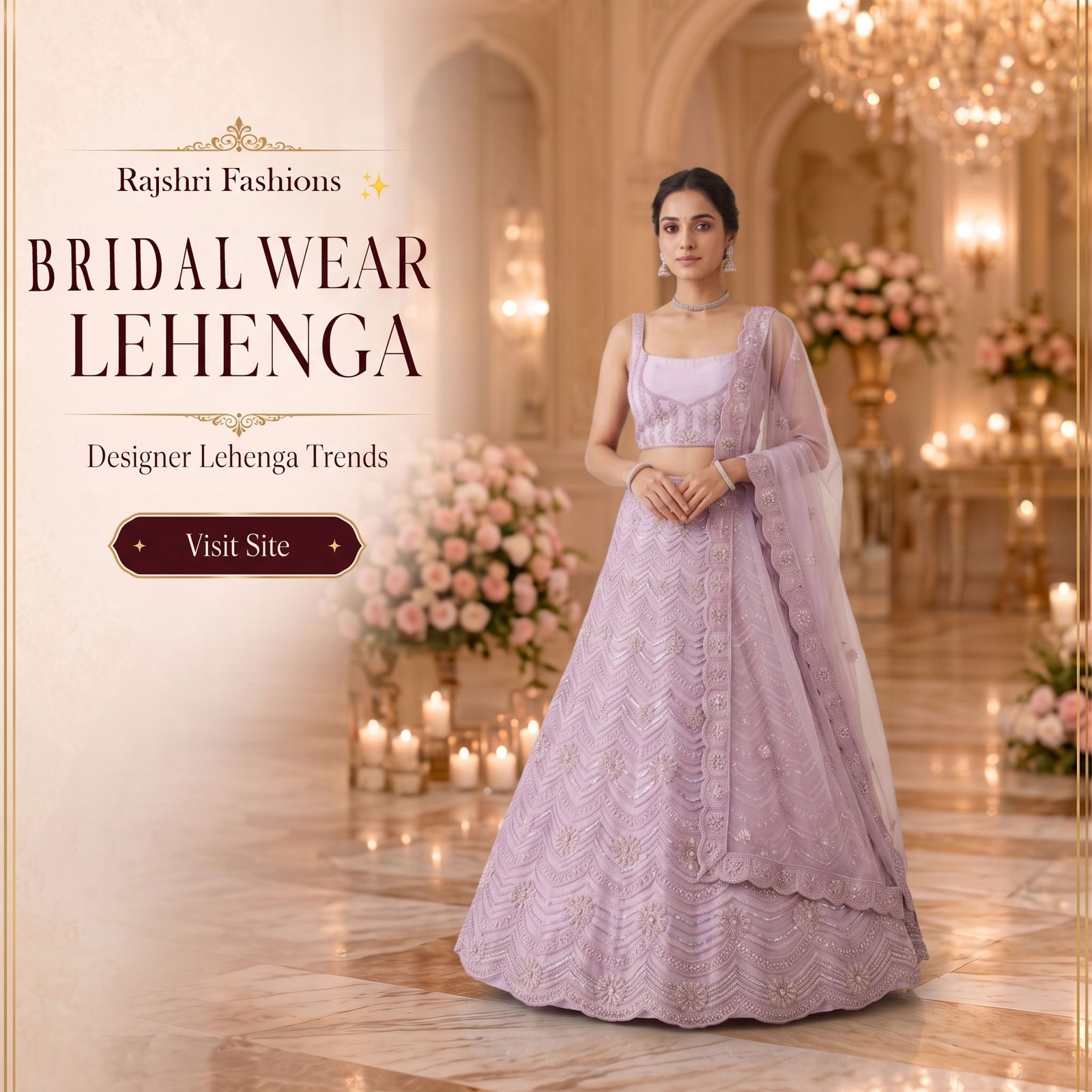 Best Bridal Lehenga in Chennai: Find Your Dream Wedding Look at Rajshri Fashions