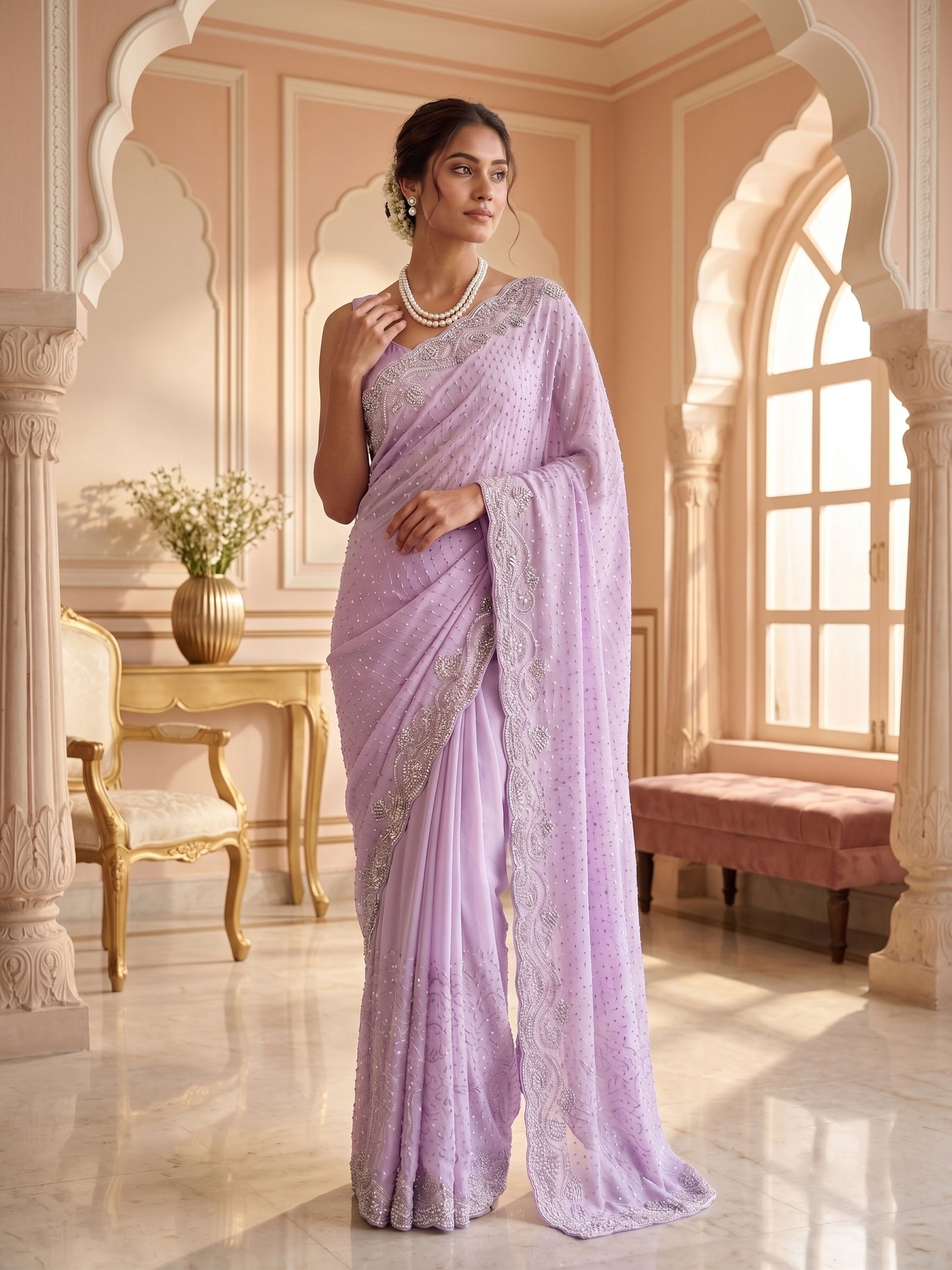 The Art of the Drape: Elevate Your Bridal Silhouette with Rajshri Fashions